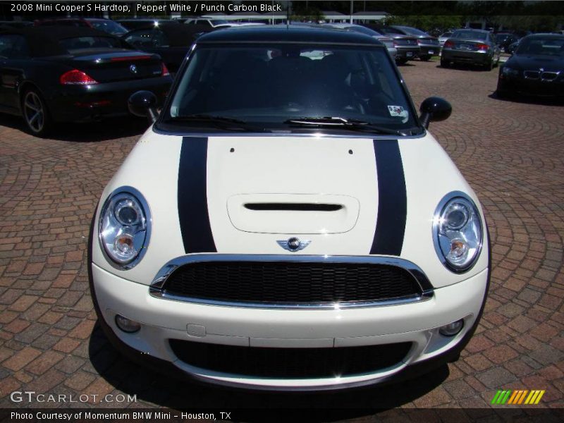 Pepper White / Punch Carbon Black 2008 Mini Cooper S Hardtop