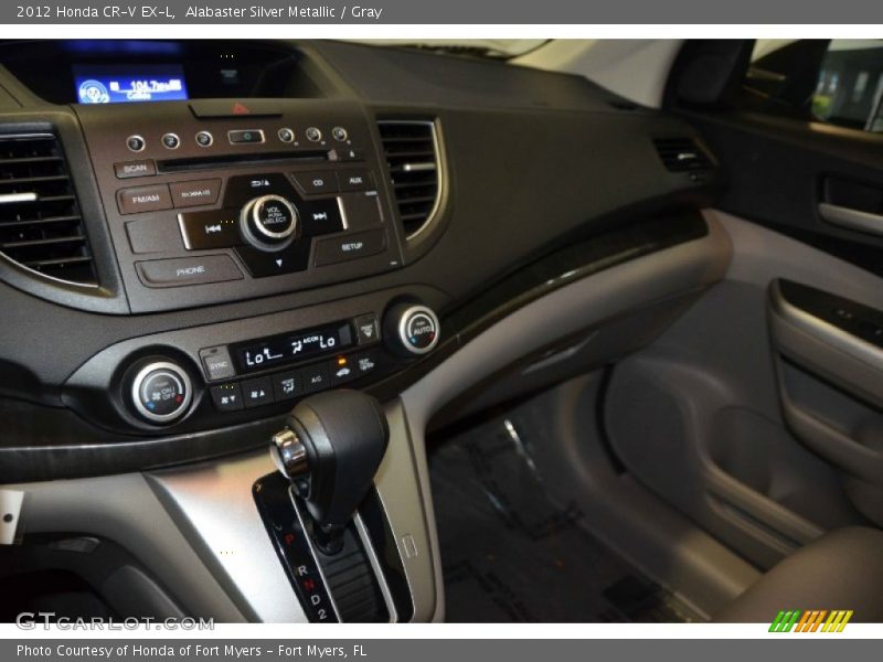 Alabaster Silver Metallic / Gray 2012 Honda CR-V EX-L