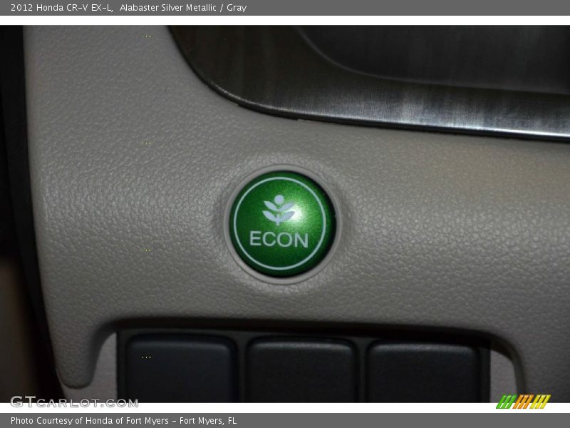Alabaster Silver Metallic / Gray 2012 Honda CR-V EX-L