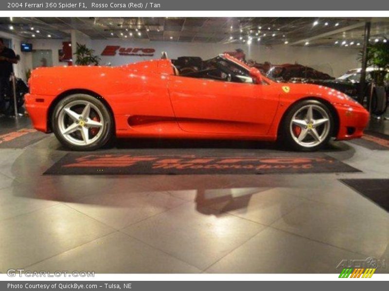 Rosso Corsa (Red) / Tan 2004 Ferrari 360 Spider F1