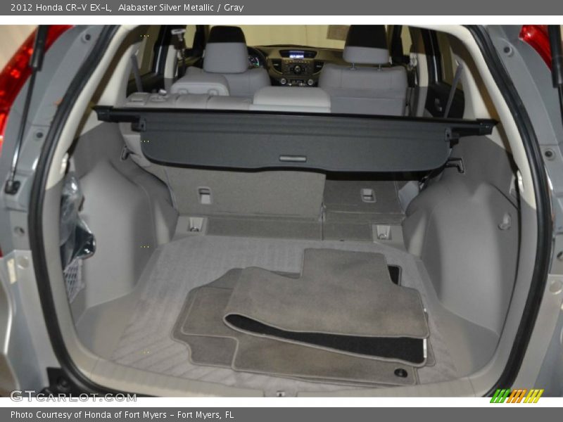 Alabaster Silver Metallic / Gray 2012 Honda CR-V EX-L