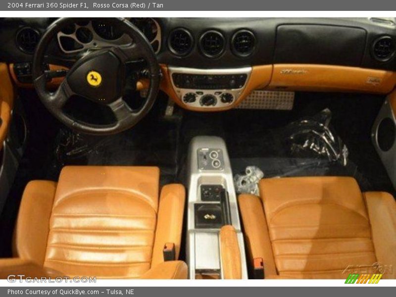 Rosso Corsa (Red) / Tan 2004 Ferrari 360 Spider F1