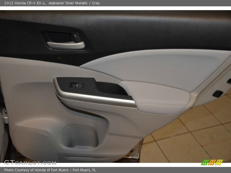 Alabaster Silver Metallic / Gray 2012 Honda CR-V EX-L
