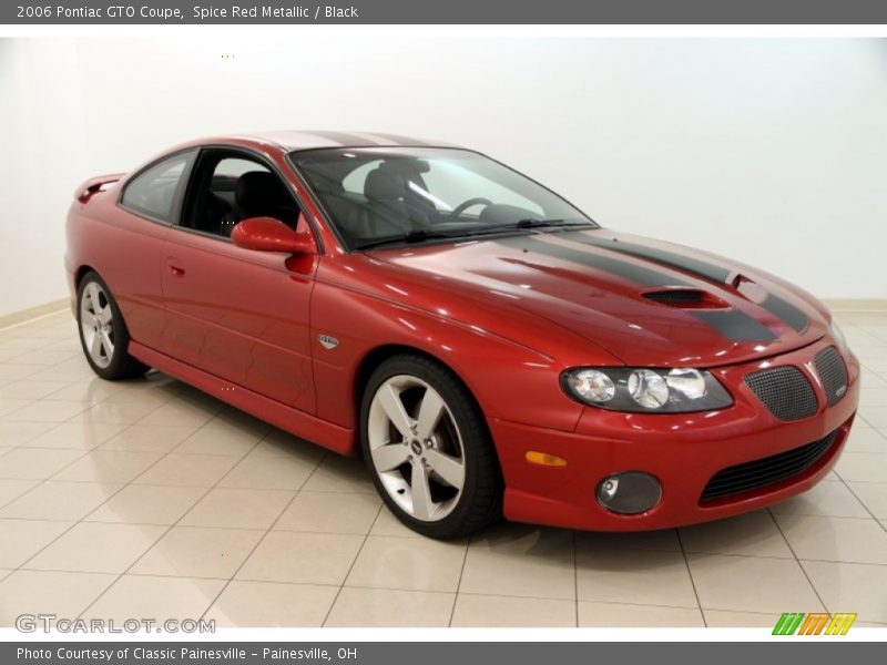 Spice Red Metallic / Black 2006 Pontiac GTO Coupe