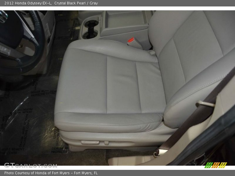 Crystal Black Pearl / Gray 2012 Honda Odyssey EX-L