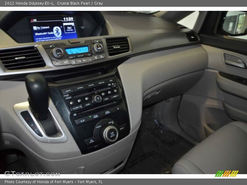 Crystal Black Pearl / Gray 2012 Honda Odyssey EX-L