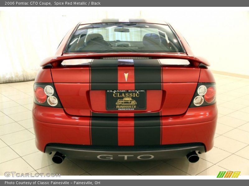 Spice Red Metallic / Black 2006 Pontiac GTO Coupe
