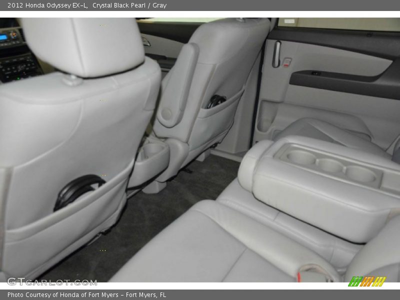 Crystal Black Pearl / Gray 2012 Honda Odyssey EX-L