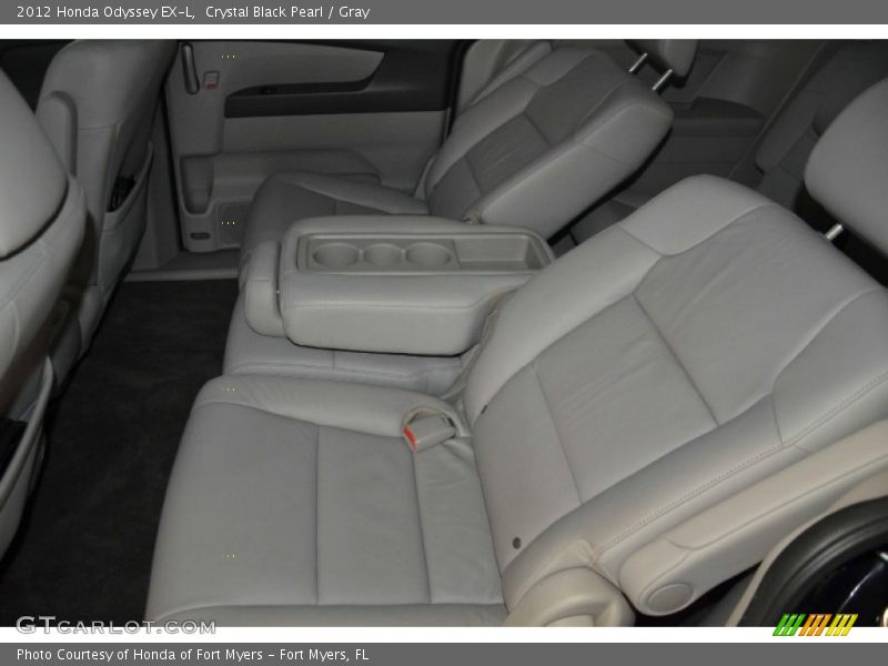 Crystal Black Pearl / Gray 2012 Honda Odyssey EX-L