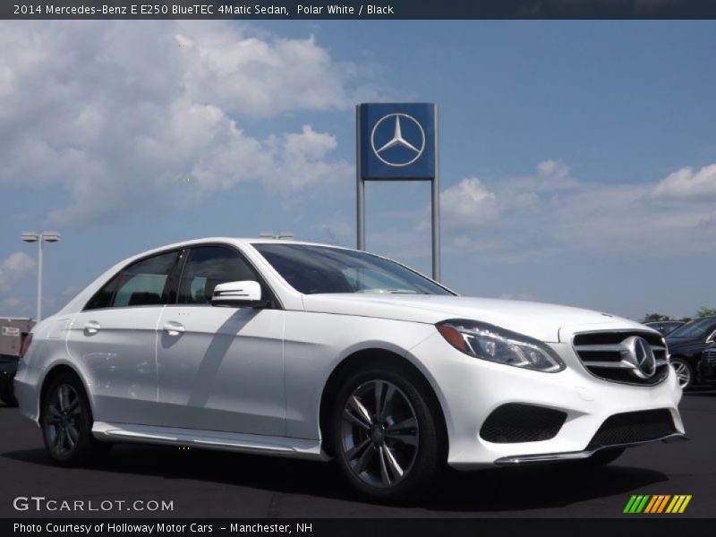 Polar White / Black 2014 Mercedes-Benz E E250 BlueTEC 4Matic Sedan