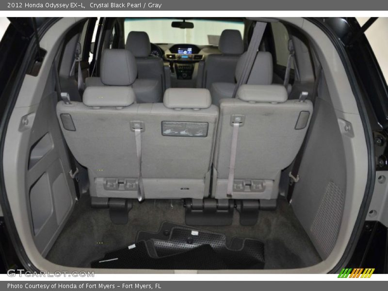 Crystal Black Pearl / Gray 2012 Honda Odyssey EX-L