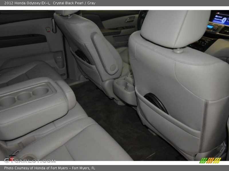 Crystal Black Pearl / Gray 2012 Honda Odyssey EX-L
