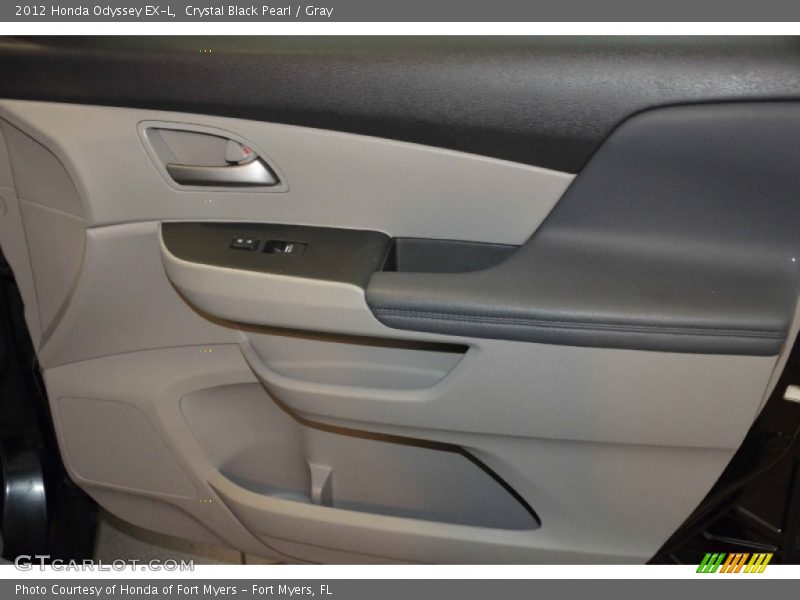 Crystal Black Pearl / Gray 2012 Honda Odyssey EX-L