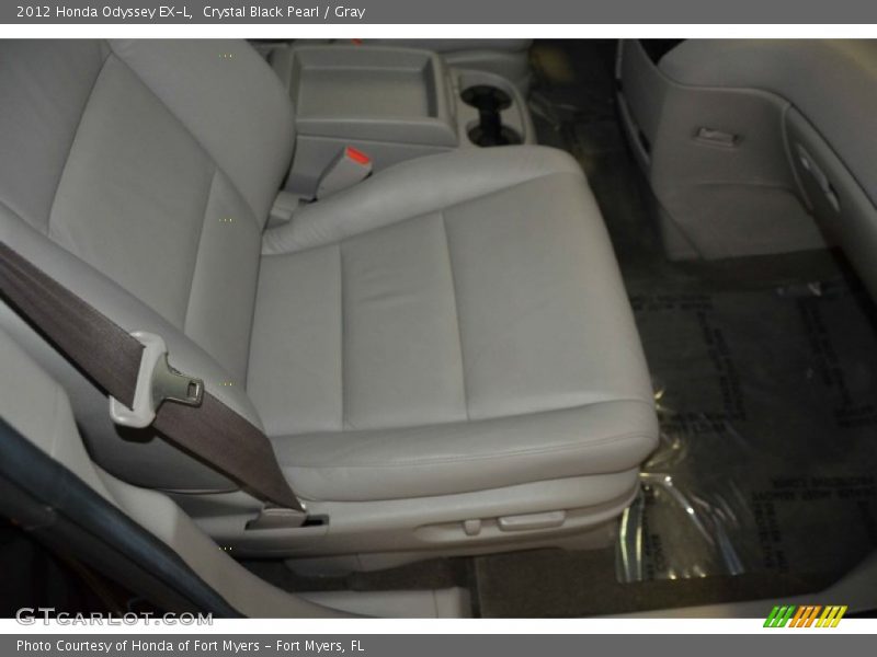 Crystal Black Pearl / Gray 2012 Honda Odyssey EX-L