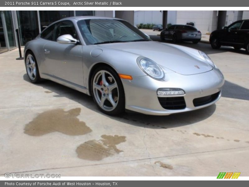 Arctic Silver Metallic / Black 2011 Porsche 911 Carrera S Coupe