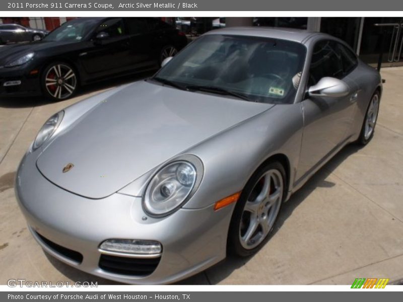 Arctic Silver Metallic / Black 2011 Porsche 911 Carrera S Coupe