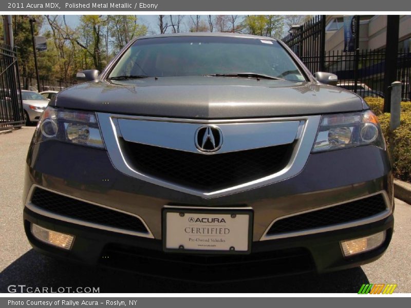 Polished Metal Metallic / Ebony 2011 Acura MDX