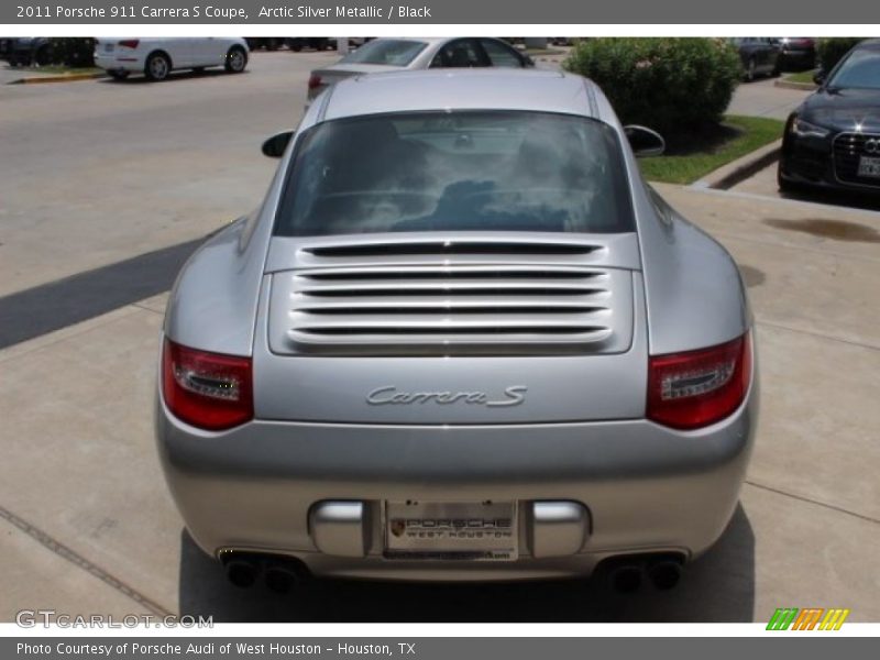 Arctic Silver Metallic / Black 2011 Porsche 911 Carrera S Coupe