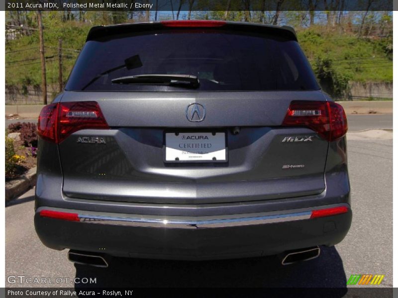 Polished Metal Metallic / Ebony 2011 Acura MDX