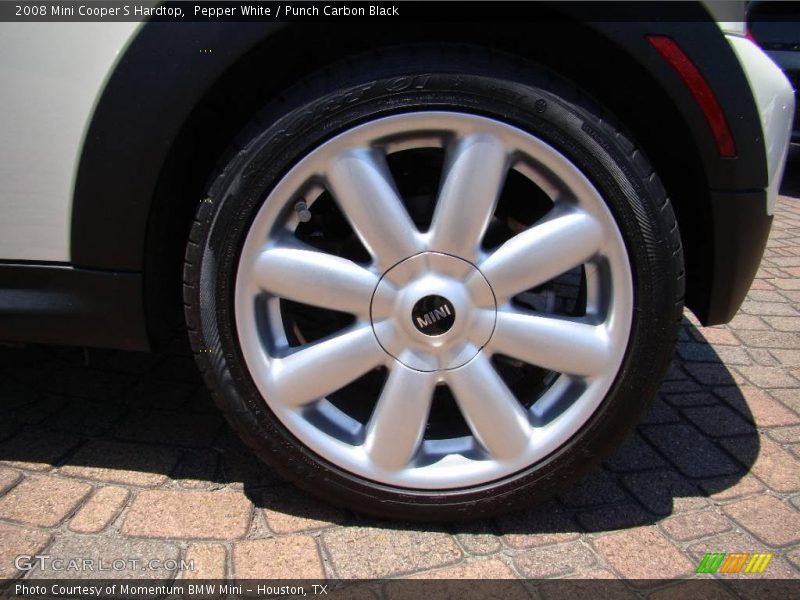 Pepper White / Punch Carbon Black 2008 Mini Cooper S Hardtop