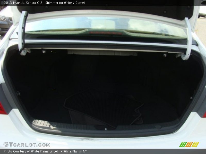 Shimmering White / Camel 2013 Hyundai Sonata GLS