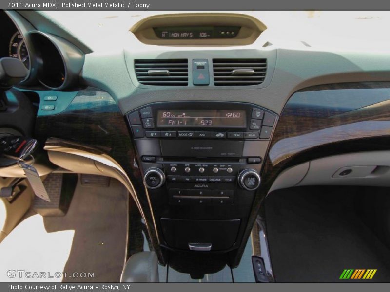 Polished Metal Metallic / Ebony 2011 Acura MDX