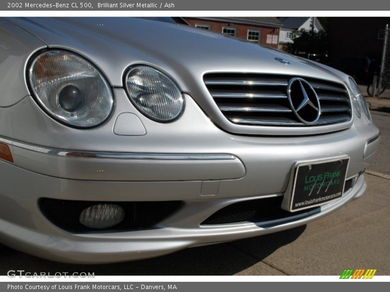 Brilliant Silver Metallic / Ash 2002 Mercedes-Benz CL 500