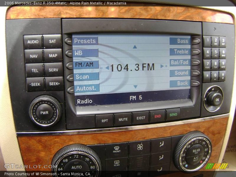Alpine Rain Metallic / Macadamia 2006 Mercedes-Benz R 350 4Matic