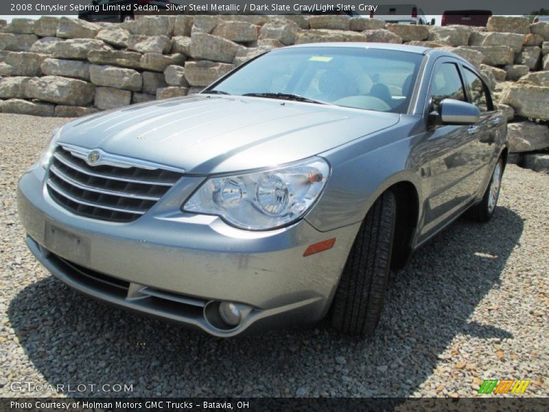 Silver Steel Metallic / Dark Slate Gray/Light Slate Gray 2008 Chrysler Sebring Limited Sedan