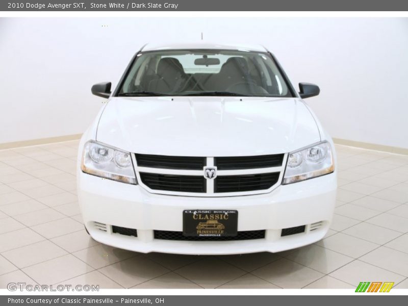 Stone White / Dark Slate Gray 2010 Dodge Avenger SXT