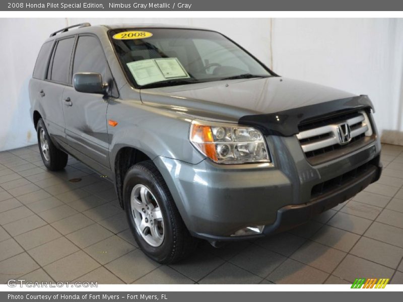 Nimbus Gray Metallic / Gray 2008 Honda Pilot Special Edition