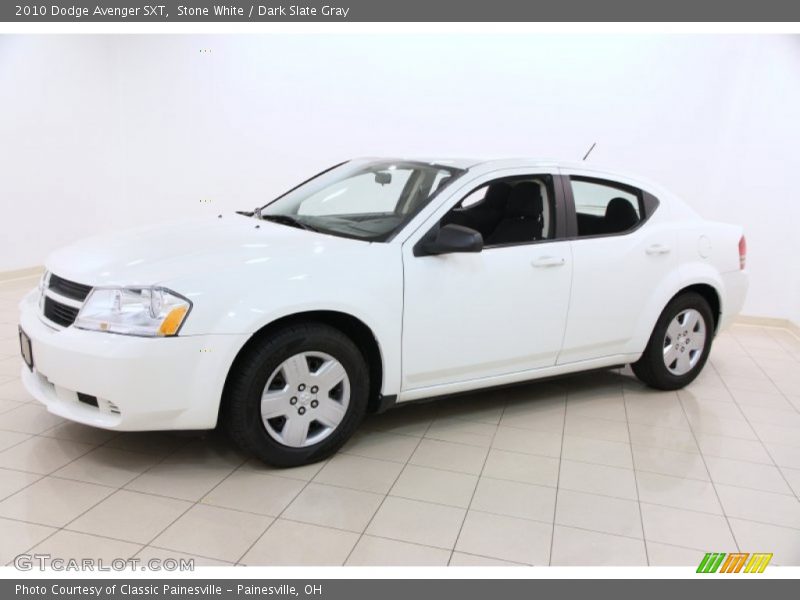 Stone White / Dark Slate Gray 2010 Dodge Avenger SXT