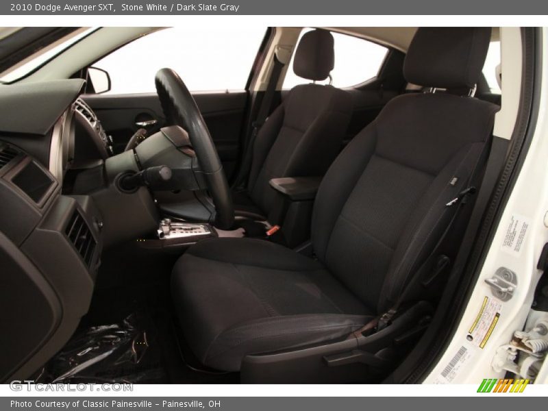 Stone White / Dark Slate Gray 2010 Dodge Avenger SXT