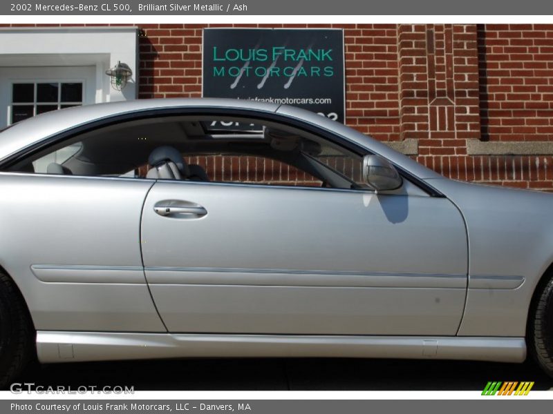 Brilliant Silver Metallic / Ash 2002 Mercedes-Benz CL 500