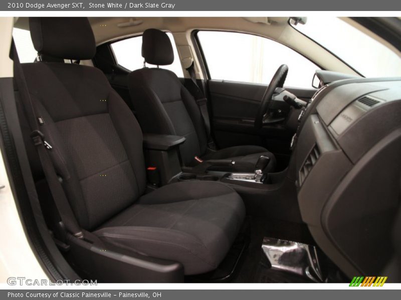 Stone White / Dark Slate Gray 2010 Dodge Avenger SXT
