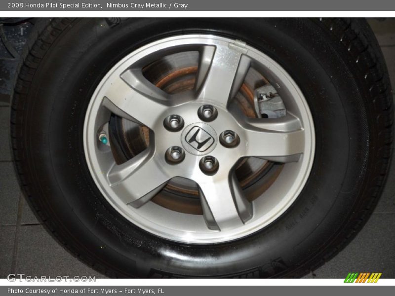 Nimbus Gray Metallic / Gray 2008 Honda Pilot Special Edition