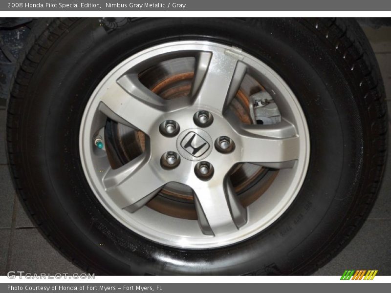 Nimbus Gray Metallic / Gray 2008 Honda Pilot Special Edition