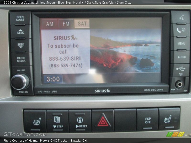 Silver Steel Metallic / Dark Slate Gray/Light Slate Gray 2008 Chrysler Sebring Limited Sedan