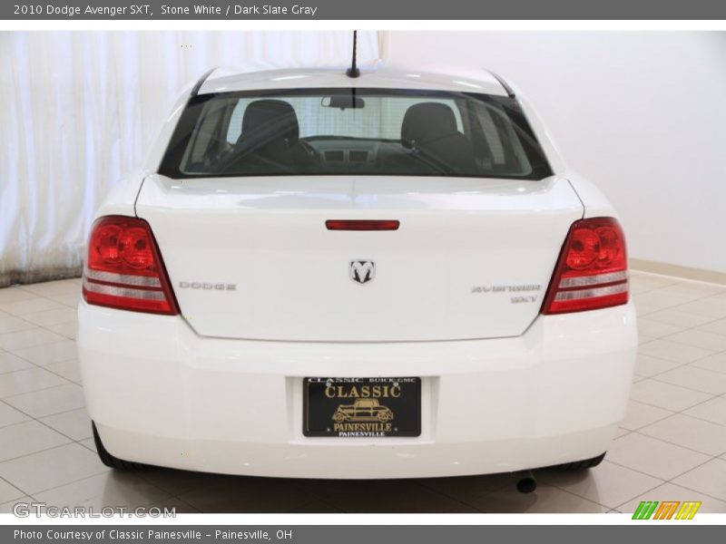 Stone White / Dark Slate Gray 2010 Dodge Avenger SXT