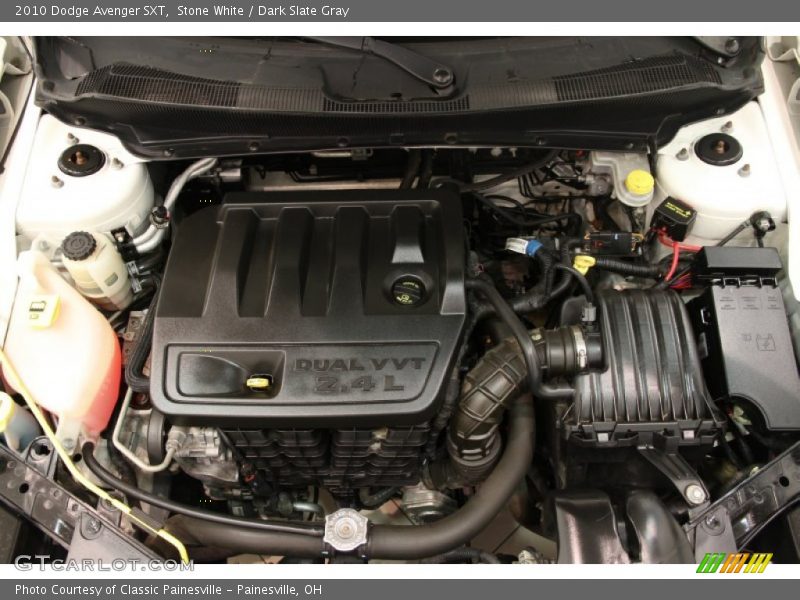 Stone White / Dark Slate Gray 2010 Dodge Avenger SXT
