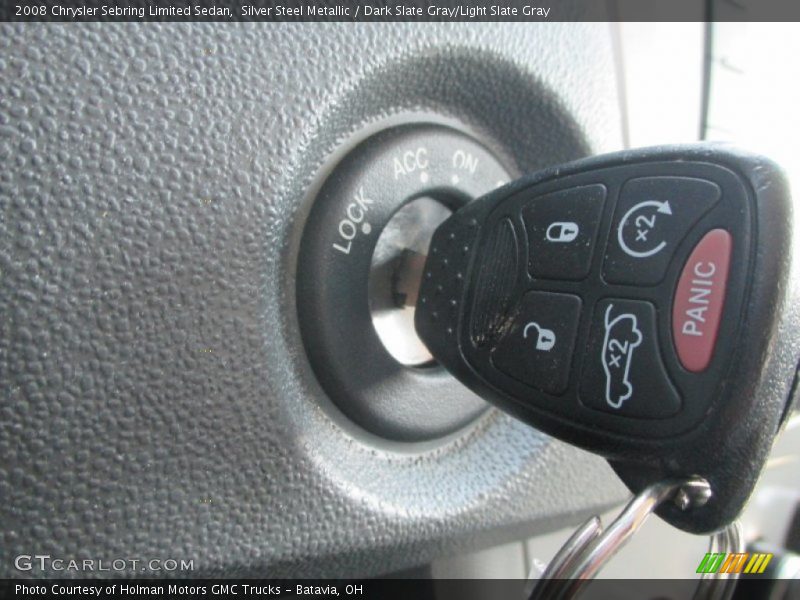 Silver Steel Metallic / Dark Slate Gray/Light Slate Gray 2008 Chrysler Sebring Limited Sedan