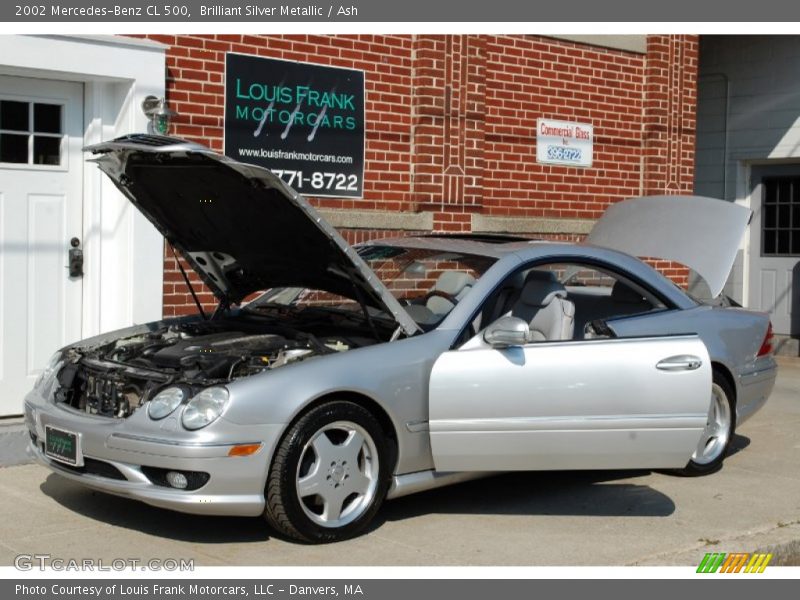 Brilliant Silver Metallic / Ash 2002 Mercedes-Benz CL 500