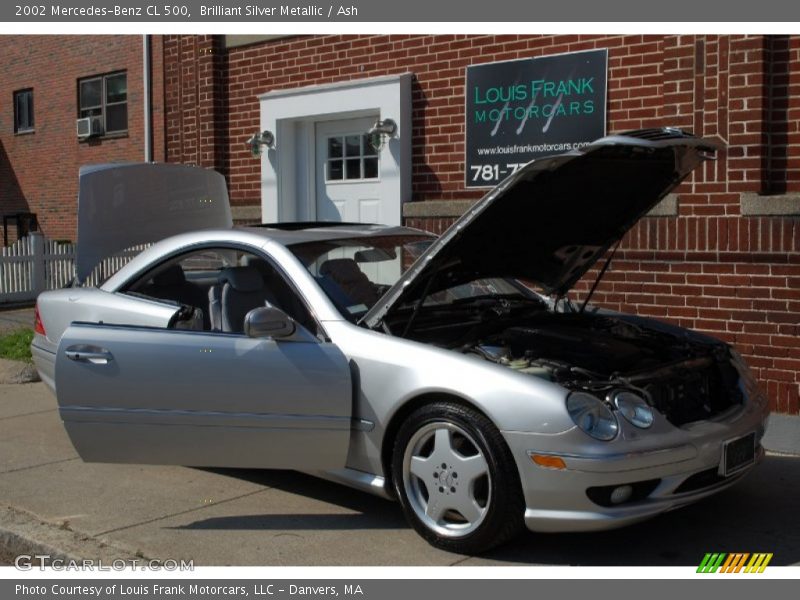 Brilliant Silver Metallic / Ash 2002 Mercedes-Benz CL 500