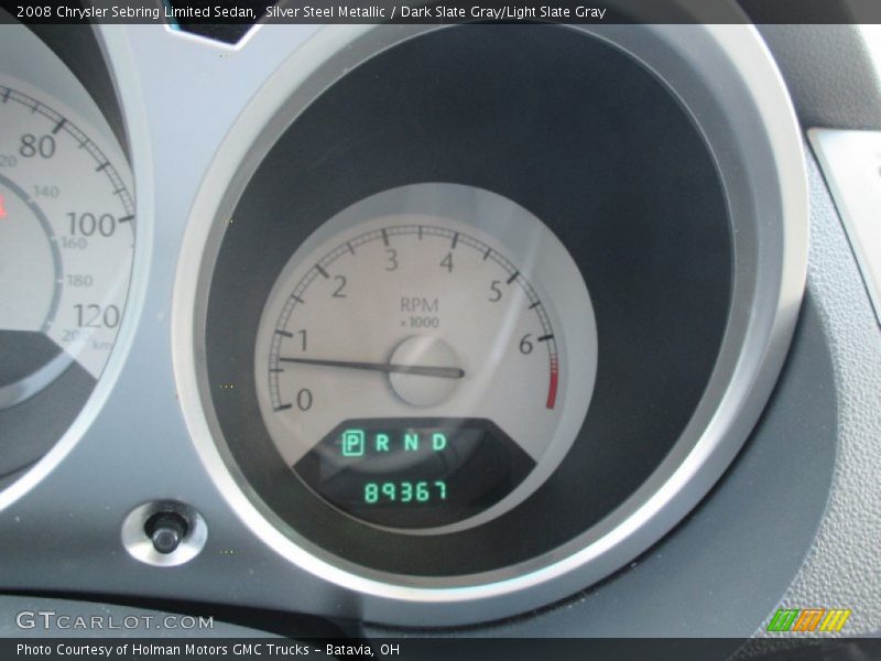 Silver Steel Metallic / Dark Slate Gray/Light Slate Gray 2008 Chrysler Sebring Limited Sedan