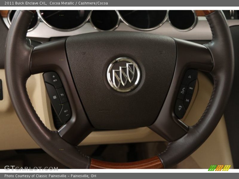 Cocoa Metallic / Cashmere/Cocoa 2011 Buick Enclave CXL