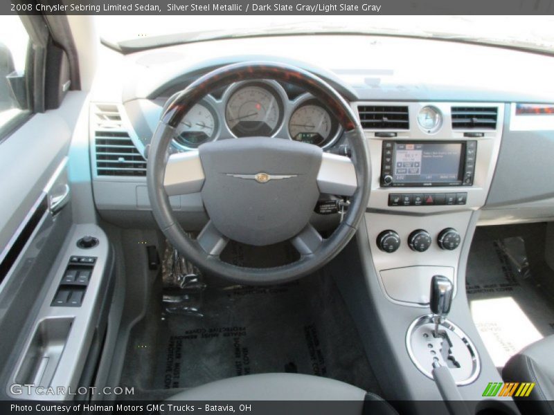 Silver Steel Metallic / Dark Slate Gray/Light Slate Gray 2008 Chrysler Sebring Limited Sedan