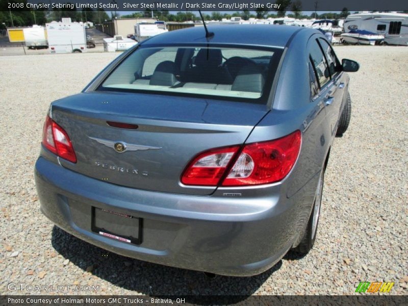 Silver Steel Metallic / Dark Slate Gray/Light Slate Gray 2008 Chrysler Sebring Limited Sedan