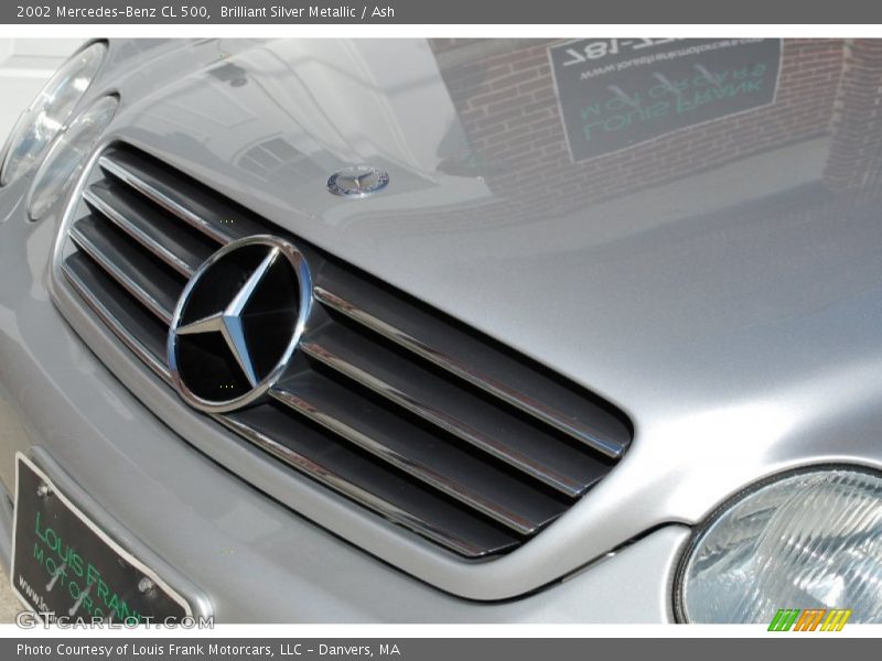 Brilliant Silver Metallic / Ash 2002 Mercedes-Benz CL 500