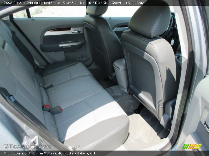 Silver Steel Metallic / Dark Slate Gray/Light Slate Gray 2008 Chrysler Sebring Limited Sedan