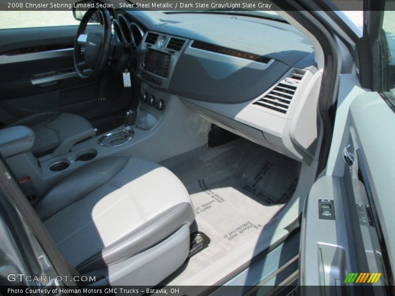 Silver Steel Metallic / Dark Slate Gray/Light Slate Gray 2008 Chrysler Sebring Limited Sedan